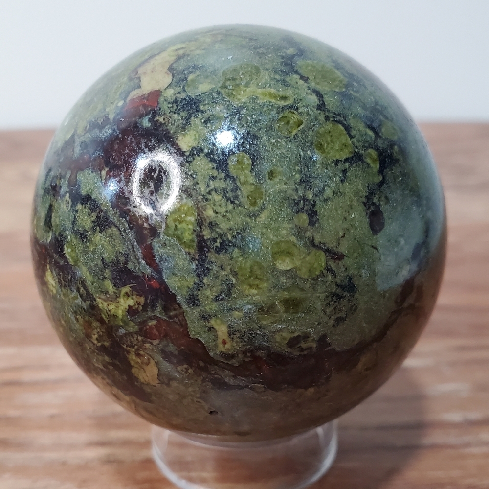 Dragon Blood Stone Crystal Sphere 59mm
